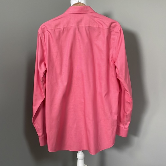 BANANA REPUBLIC BUTTON DOWN SLIM-FIT NON-IRON SHIRT MENS TALL - Picture 5 of 10